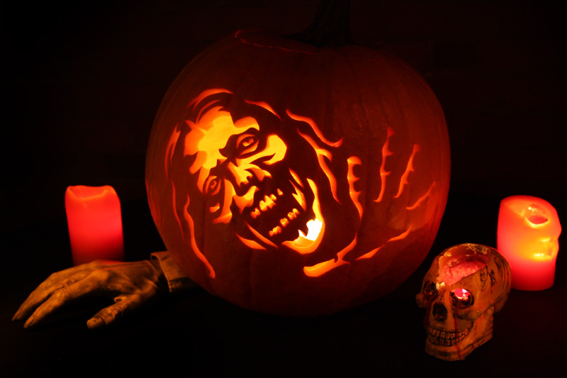 Zombie Pumpkin Carving Templates
